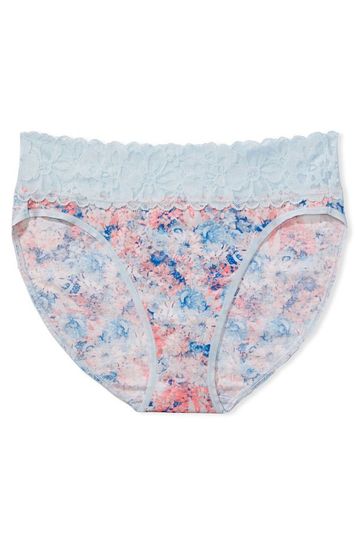 Victoria's Secret Cotton Lace Waist Brief Panty