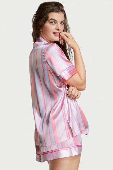 Victoria secret best sale silk short pjs