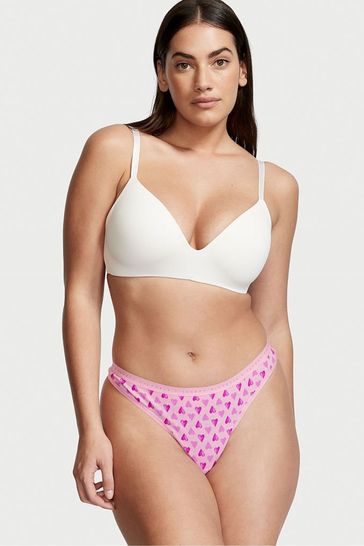 Victoria's Secret Pink Cotton Thong Knickers