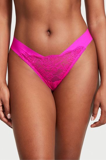 Victoria's Secret Bali Orchid Pink Thong Knickers