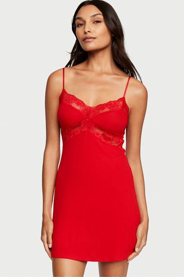 Ribbed deals slip dress