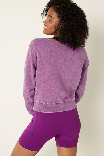 Victoria's secret pink hotsell off the shoulder sweatshirt
