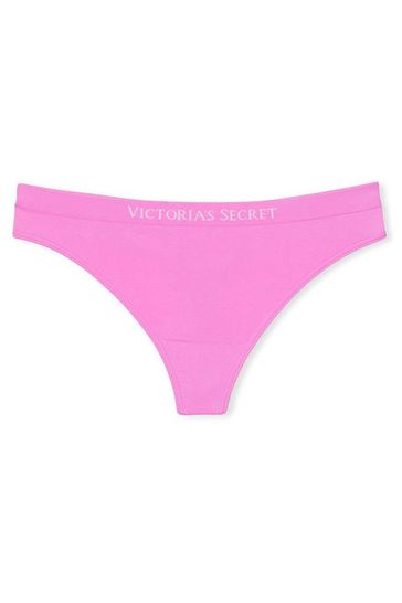 Victoria's Secret Berry Gelato Pink Smooth Seamless Thong Panty