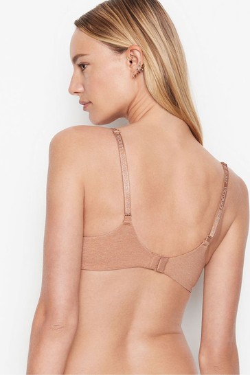 Victoria'S Secret Non Wired  The T-Shirt Smooth Logo Strap Lightly