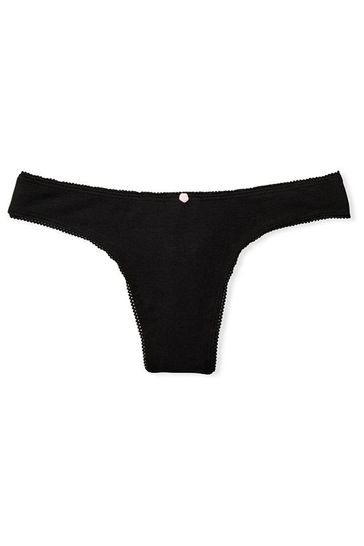 VICTORIA'S SECRET COTTON Logo Band Everyday Thong Panties Lot of 3 S, M, L  £20.81 - PicClick UK