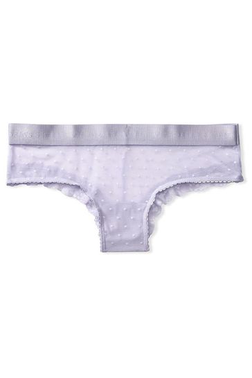 Buy Victoria's Secret PINK Icy Lavender Purple Lace Trim Cheekster Knickers  from Next Ireland