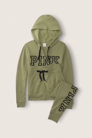 Victoria s Secret PINK Everyday Lounge Set Perfect FullZip Skinny Jogger