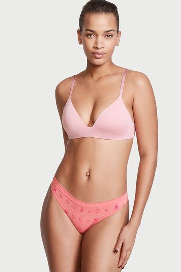 Victoria's Secret Pink Cocktail Seamless Heart Thong Knickers