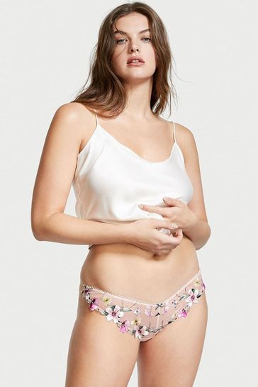 Floral Embroidery Cheekini Panty - Panties - Victoria's Secret