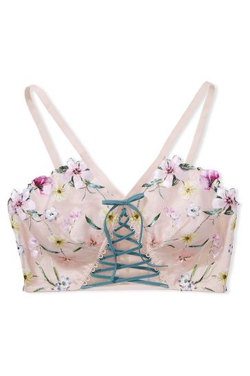 Buy Victoria's Secret Embroiderd Unlined Corset Bra Top from the