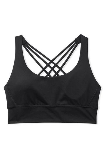 Victoria's Secret Black Strappy Sports Bra Size 32 A - $13 - From Madelyn