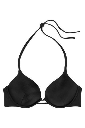 Victoria's Secret Black Push Up Swim Bikini Top