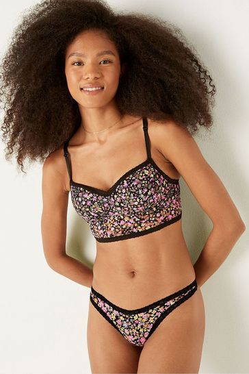 Buy Victoria's Secret PINK Lace Wired Push Up Bralette from the