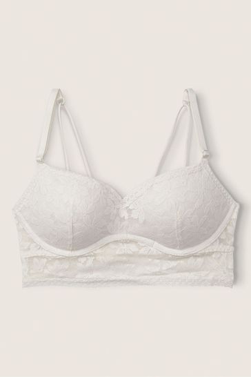 Buy Victoria s Secret PINK Lace Wired Push Up Bralette from the