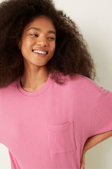 Pink sleep shirts sales