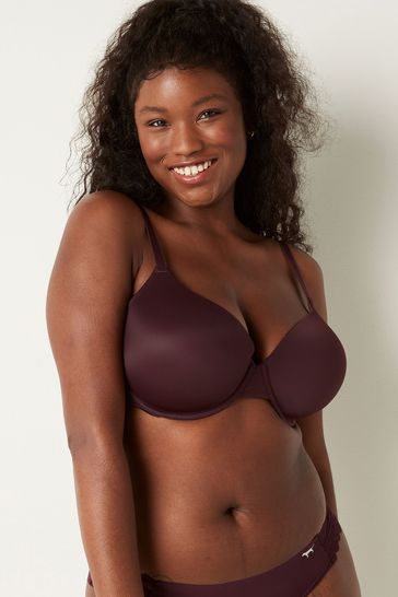 Victoria's Secret PINK Coffee Brown Nude Smooth Lightly Lined T-Shirt Bra