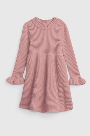 Girls pink hot sale jumper dress