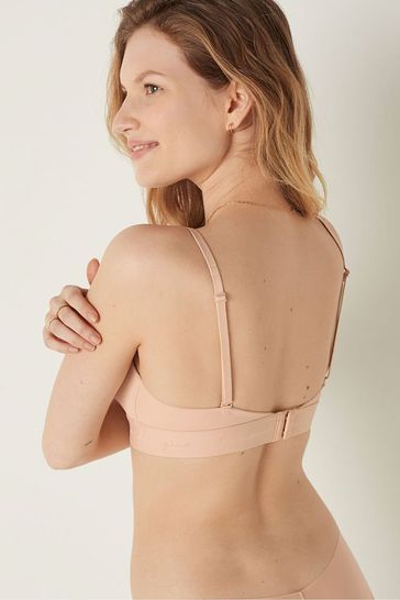 Victoria's Secret PINK Champagne Nude Non Wired Lightly Lined Smooth  T-Shirt Bra