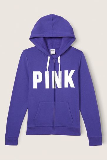 Navy blue sales victoria secret hoodie