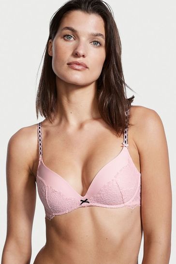 Victoria's Secret Angel Pink Lace Lightly Lined Non Wired Bra