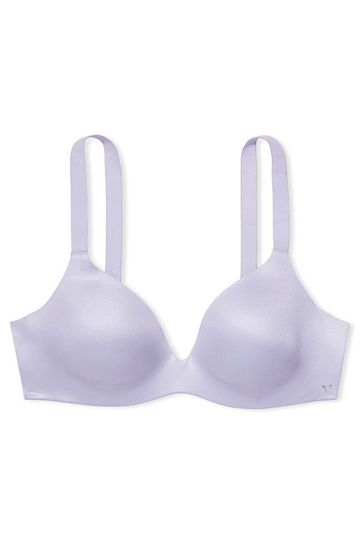 Victoria's Secret Icy Lavender Purple Smooth Lightly Lined Plunge Non Wired  Bra