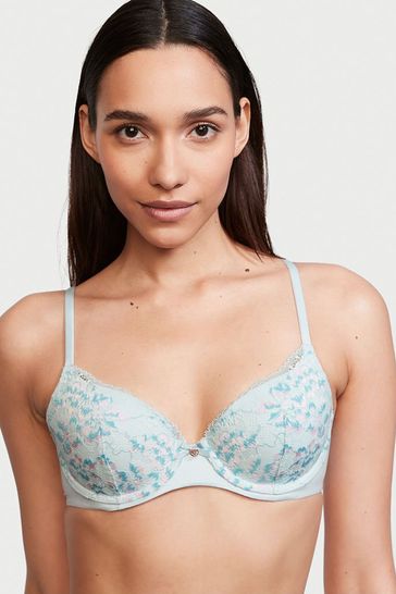 Lightly Lined Demi Bra - Ombre blue