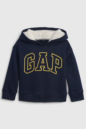 Buy Gap Logo Sherpa Lined Hoodie from the Gap online shop
