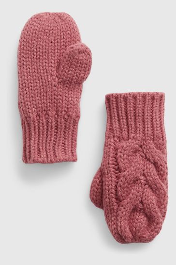 Gap top baby mittens