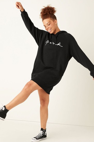 Victoria secret sales pink hoodie dress