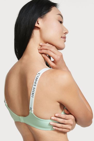 Victoria'S Secret Non Wired  The T-Shirt Smooth Logo Strap