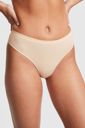 Victoria's secret pink seamless thong store