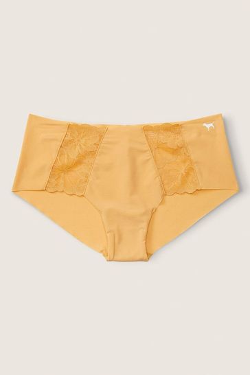 Victoria's Secret PINK Wheat Yellow No Show Hipster Knickers