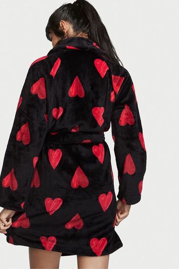 Victoria s Secret Logo Short Cozy Dressing Gown Victoria s