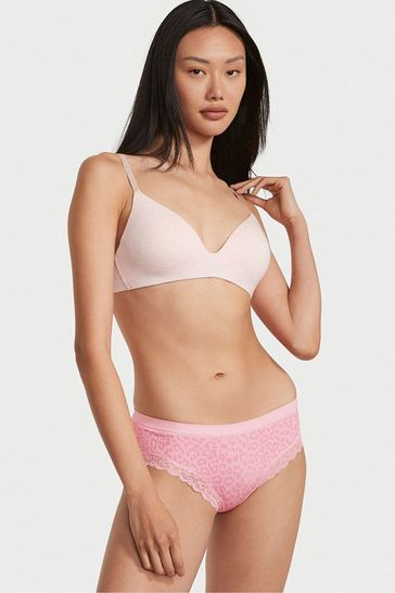 Victoria's Secret Pink Leopard Seamless Rib Hipster Knickers
