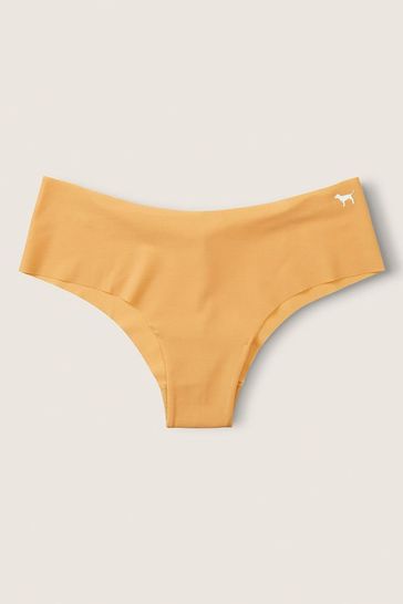 Victoria's Secret PINK Wheat Yellow No Show Cheeky Knickers
