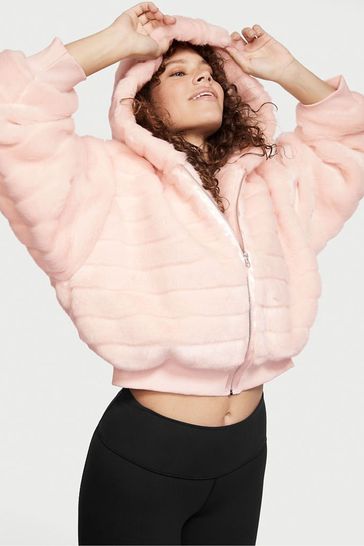 Victoria's Secret Faux Fur Bubble Jacket