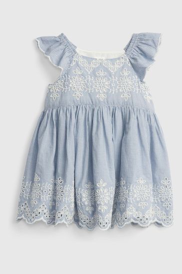 Gap Blue Eyelet Dress