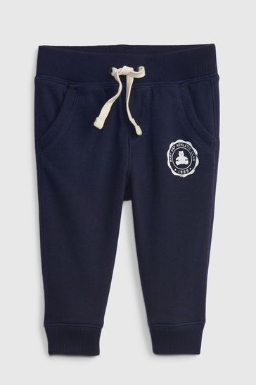 Buy Gap Brannan Bear Print Logo Joggers Baby from the Gap online