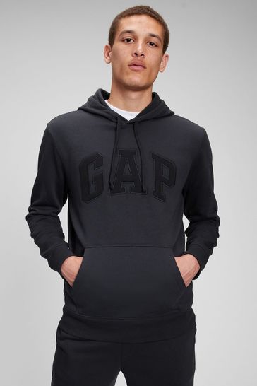 Gap logo fleece hoodie hotsell