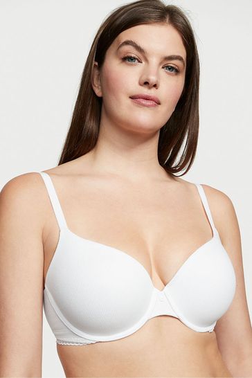 Victoria's Secret White Smooth Lightly Lined T-Shirt Bra