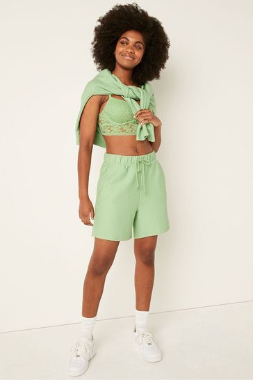 Victoria's Secret PINK Soft Jade Green Lounge High Waist Short