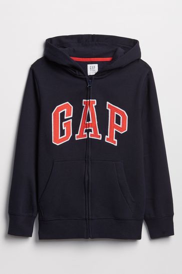 Buy Gap Logo Zip Hoodie from the Gap online shop