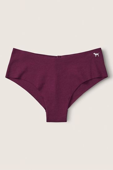 Victoria's Secret PINK Rich Maroon Cheeky Smooth No Show Knickers