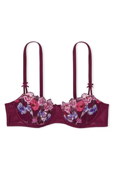 Buy Victoria's Secret Wicked Rose Pink Lace Unlined Balcony Bra from Next  Netherlands