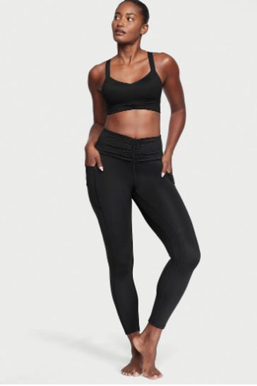 Ruched 2025 pocket leggings