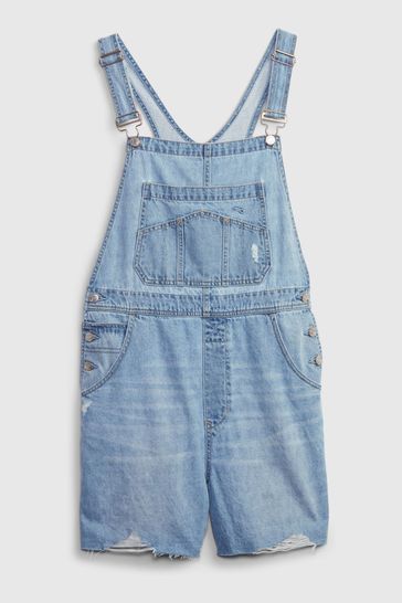 Light blue deals overall shorts