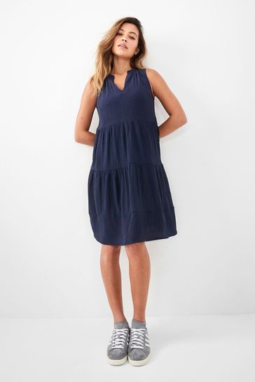 Gap Navy Blue Sleeveless Swing Dress