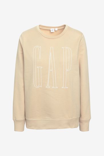 Gap Beige Logo Sweatshirt