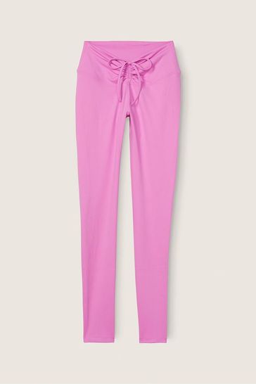 Victoria's Secret PINK Pink Bloom Adjustable Waist Ruched Leggings