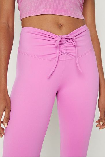 Victoria's Pink ADJUSTABLE WAIST RUCHED LEGGINGS New 2022 Release L